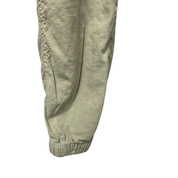 Frank & Eileen Jameson Utility Jogger Pant Light Green Cotton Blend Womens 6 - Picture 3 of 9